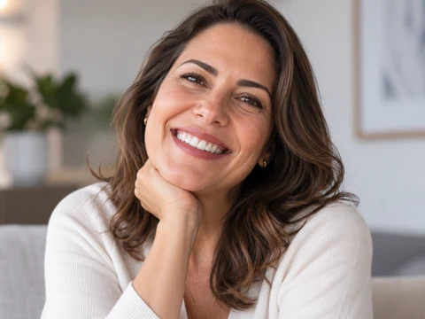 Mulher sorrindo